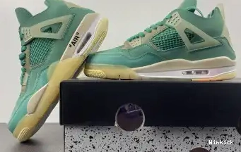 4 OF RETRO CV9388-102 NEPTUNE JORDAN SAIL TIFFANY GREEN AIR 0327